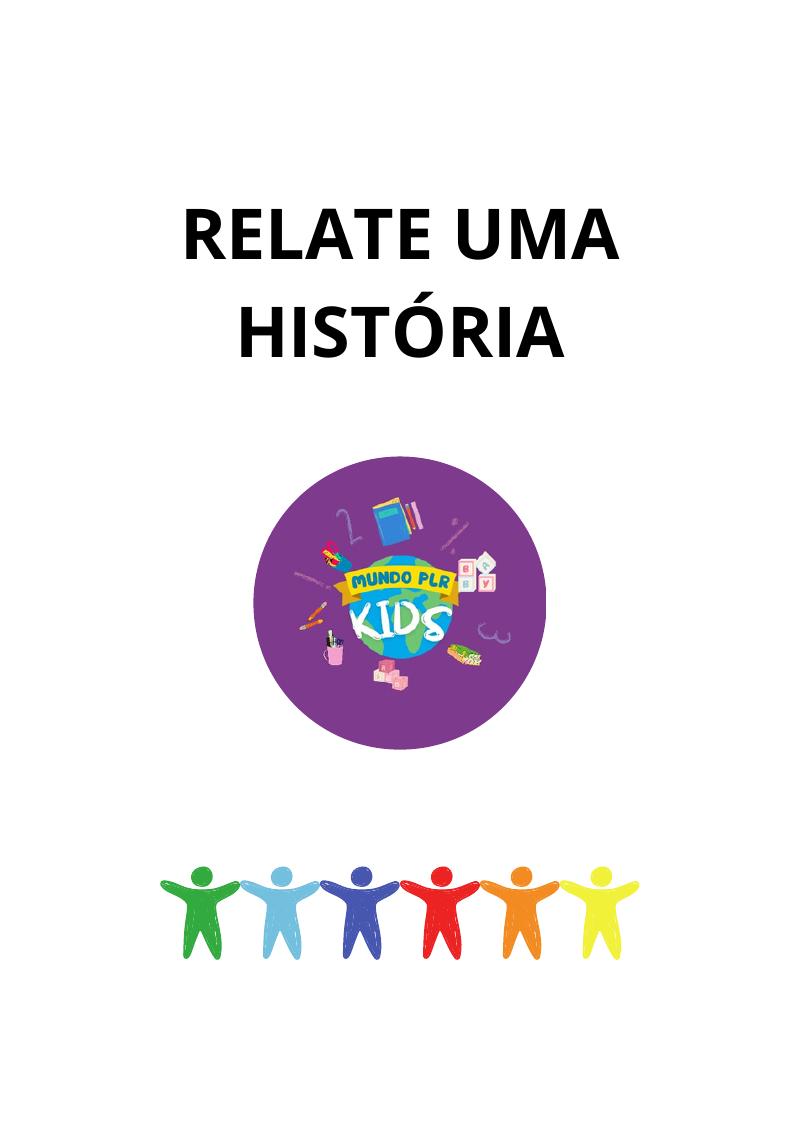 Capa do material Relate uma História