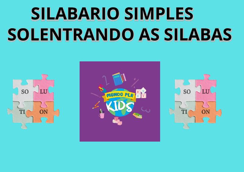 Capa do material Silabário Simples